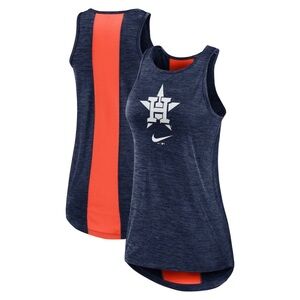 Houston Astros Nike Dri-Fit Women's Right Mix High Neck Tank Top Navy size Small